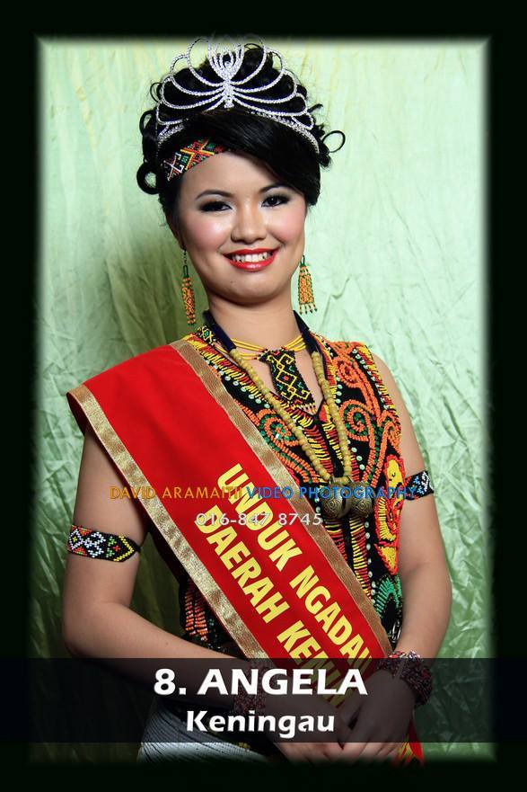 Unduk Ngadau Angela from Keningau 2013