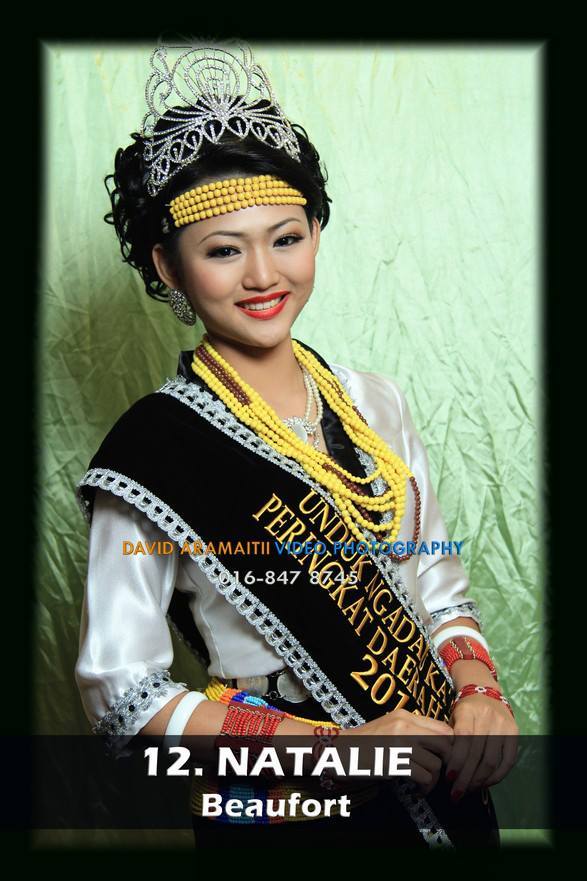 Unduk Ngadau Natalie from Beaufort 2013