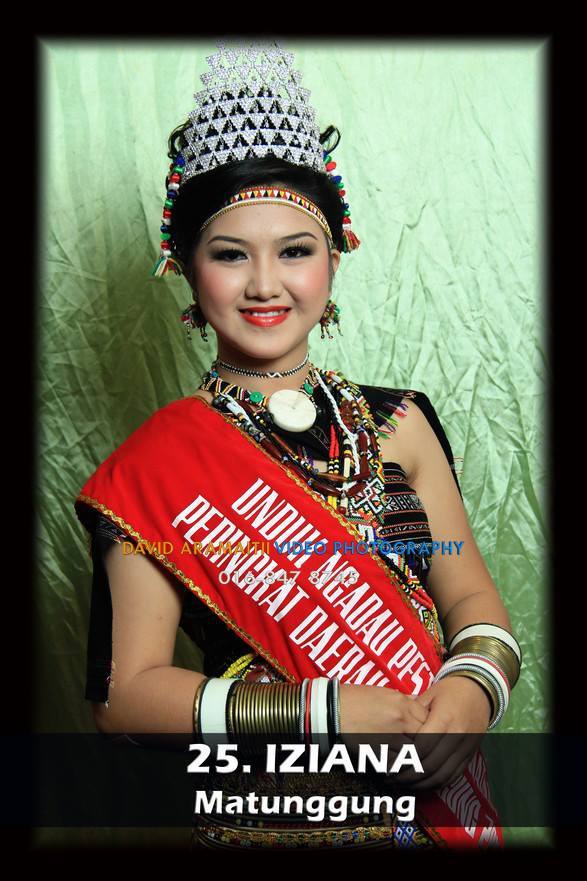 Unduk Ngadau Iziana from Matunggung 2013