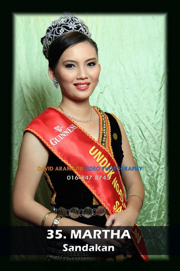 Unduk Ngadau Martha of Sandakan 2013