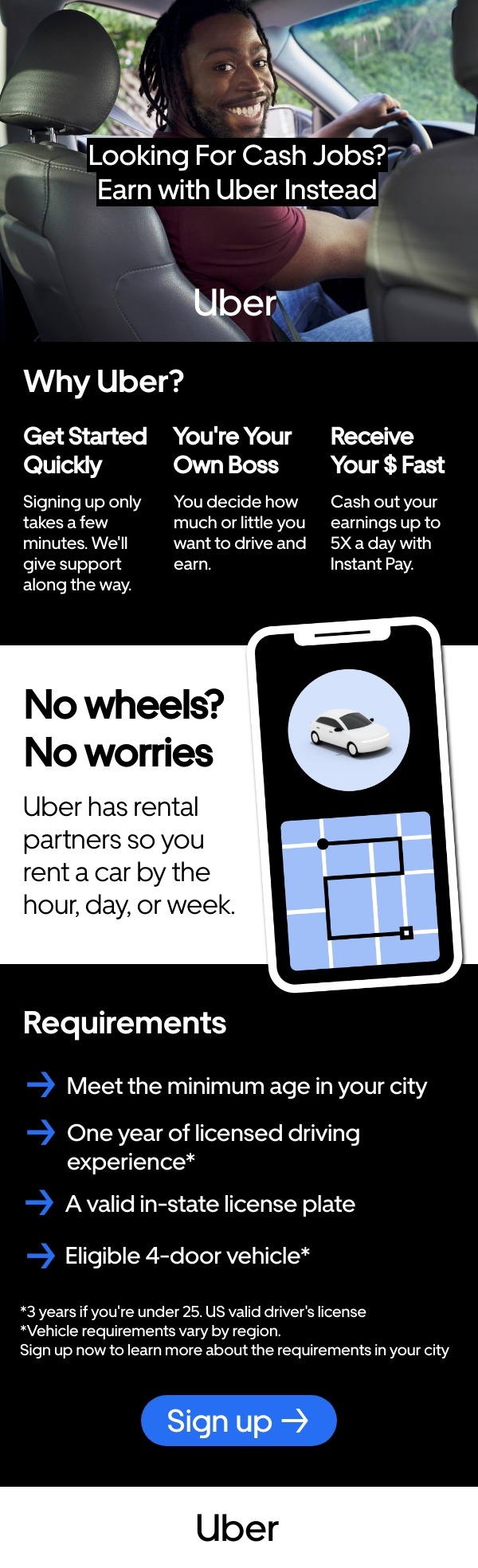 Want to make Money on your schedule? Make every day Payday with Uber