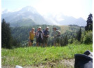 Hiking in the Alps from France to Italy to Switzerland