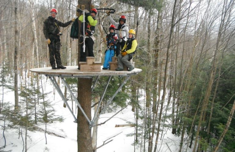 Wild Winter Ride Canopy Tour