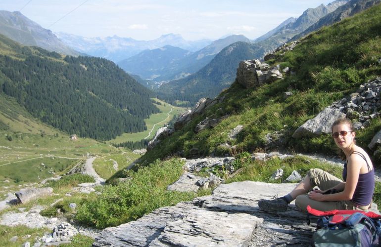 Hiking in the Alps from France to Italy to Switzerland