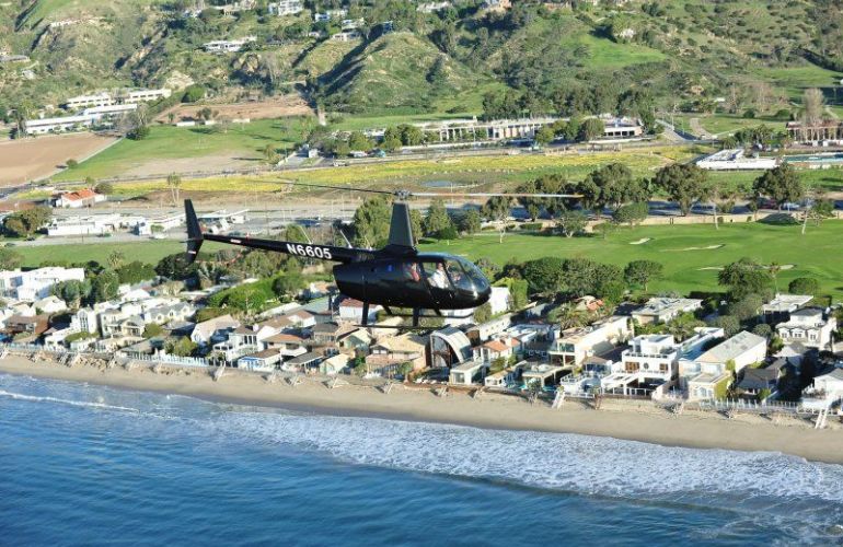 Santa Monica— Helicopter Tour & Dinner at Typhoon! The Ultimate Fantasy Package