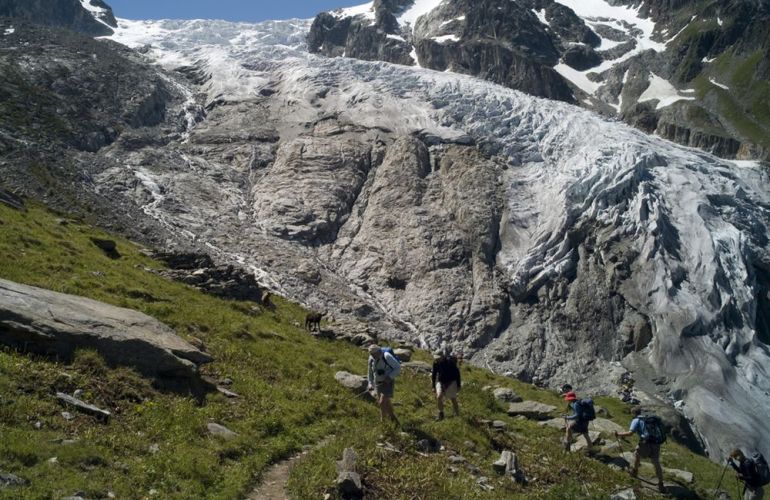 Hiking in the Alps from France to Italy to Switzerland