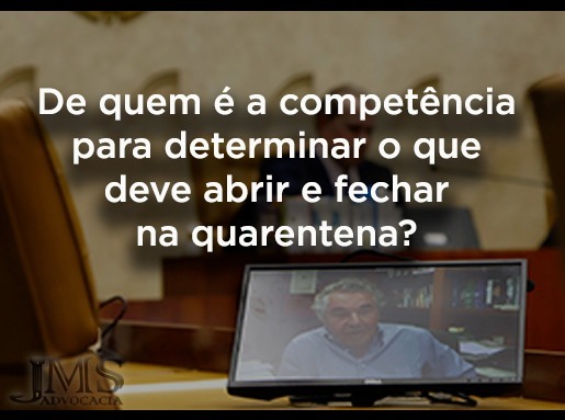 STF reconhece competências para combate à Covid-19 STF reconhece competências para combate à Covid-19