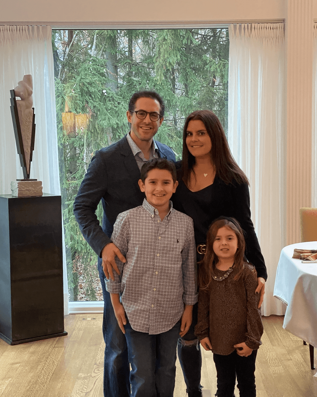 Dr. Bloom with his beautiful family