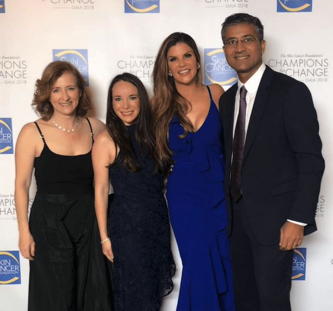 Dr. Amin and the MDCS team at the Champions for Change Gala in 2018