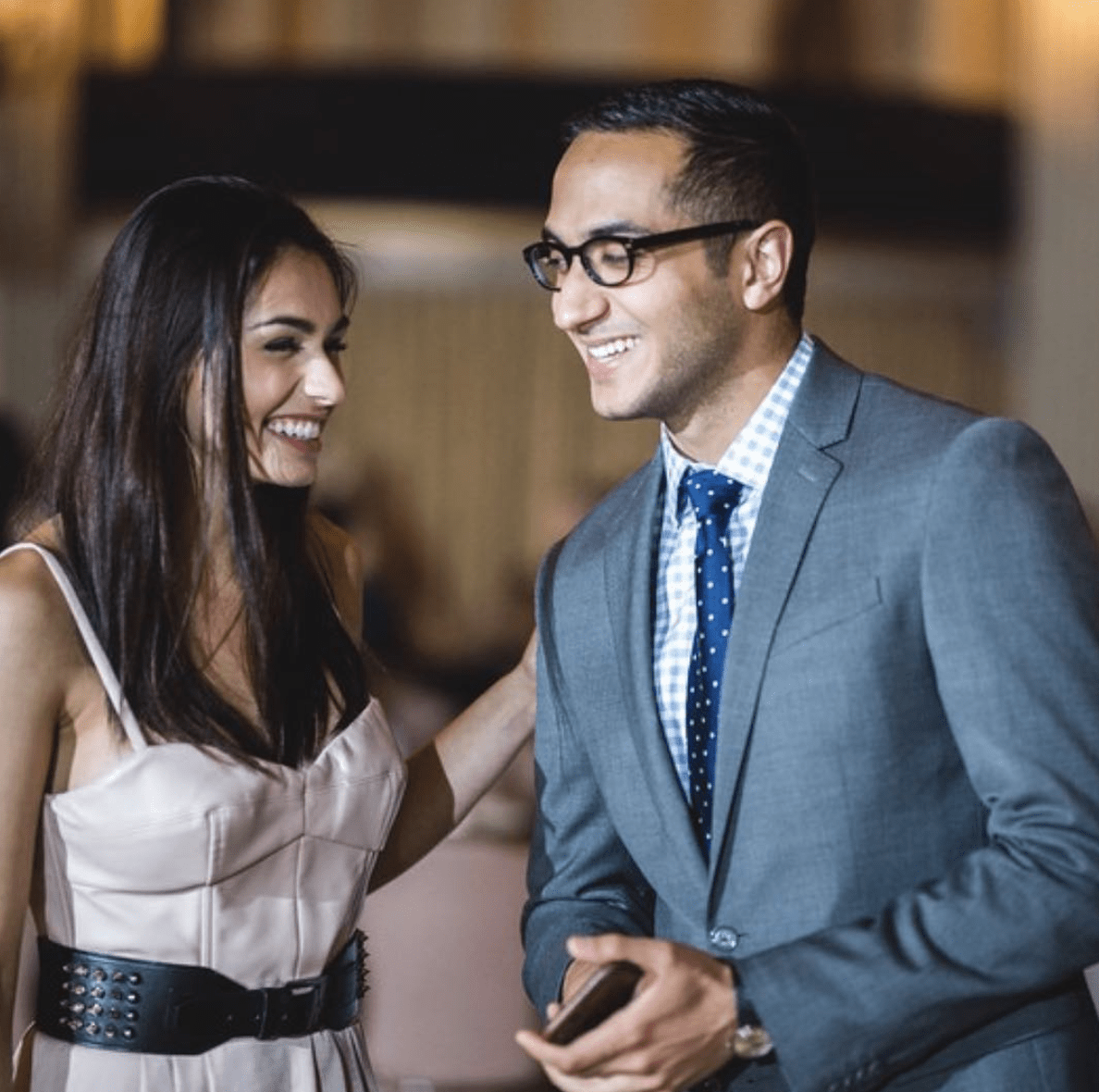 Dr. Motakef with his wife, Nicole