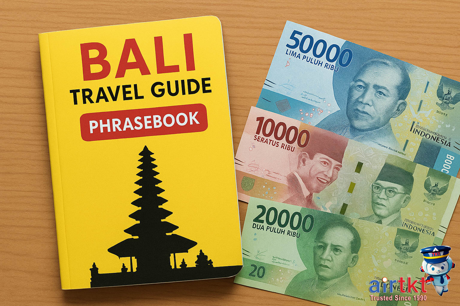 Traveler using Indonesian phrases in Bali