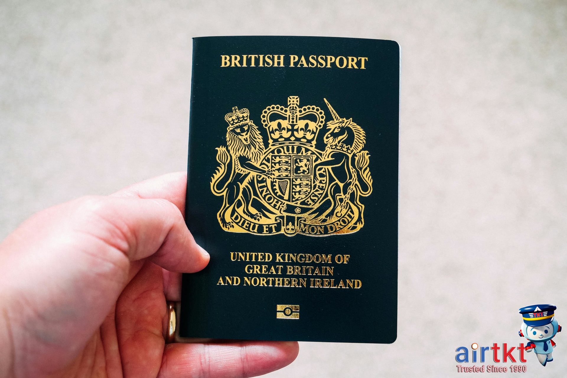 Travel insurance documents and passport close-up