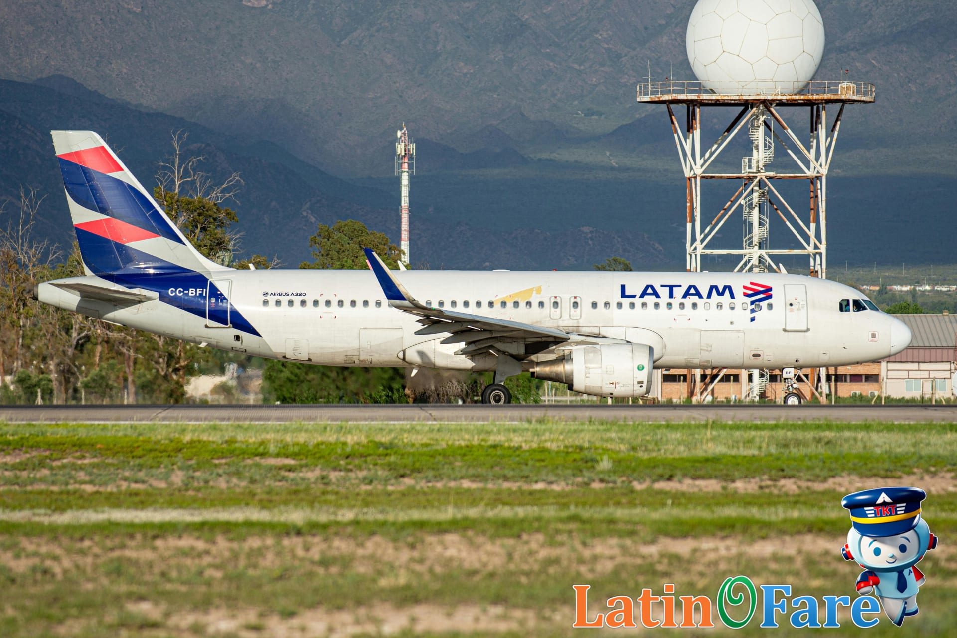Airport terminal showing airlines heading to Latin America