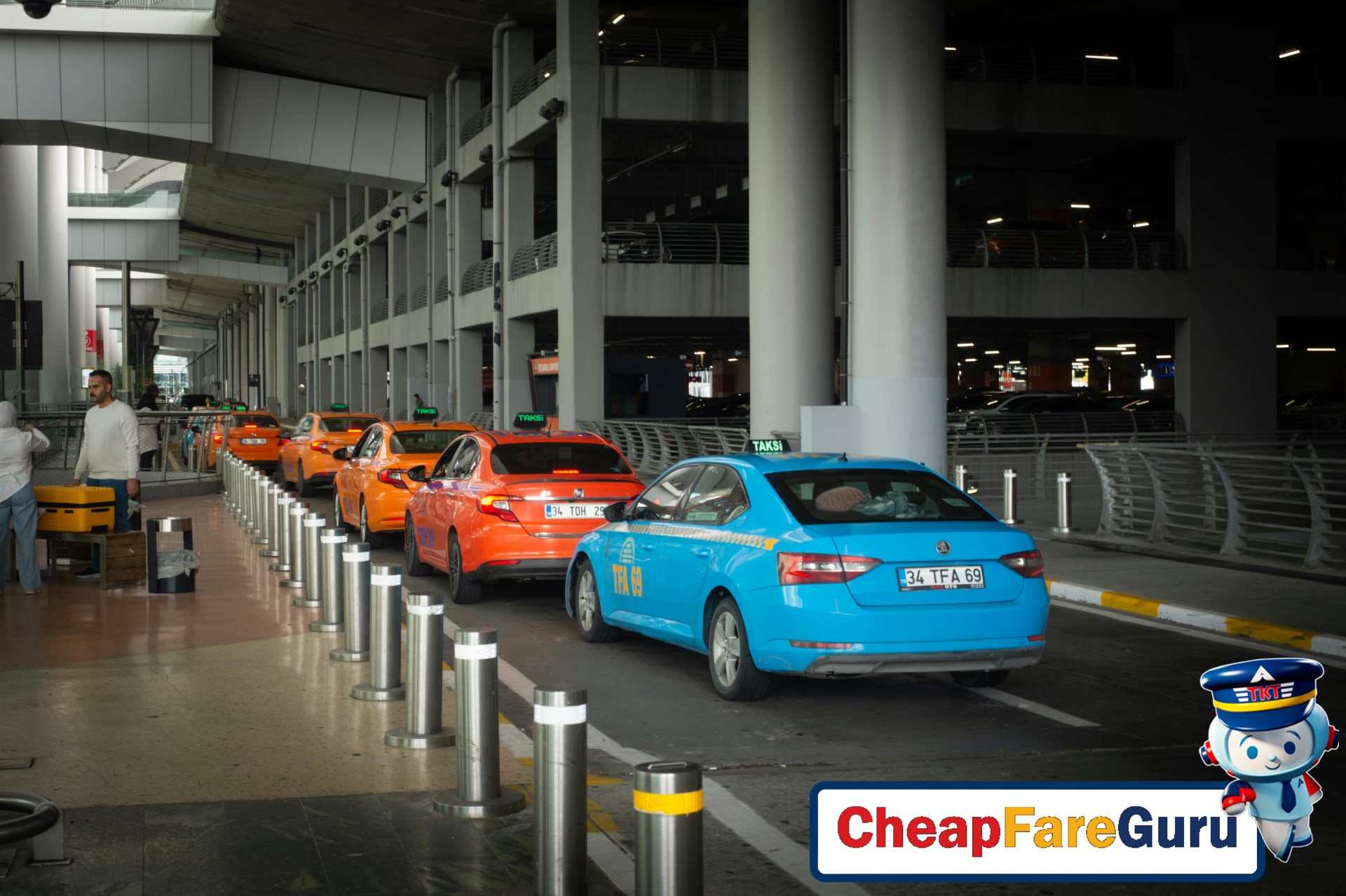 Taxis at Bogotá El Dorado Airport