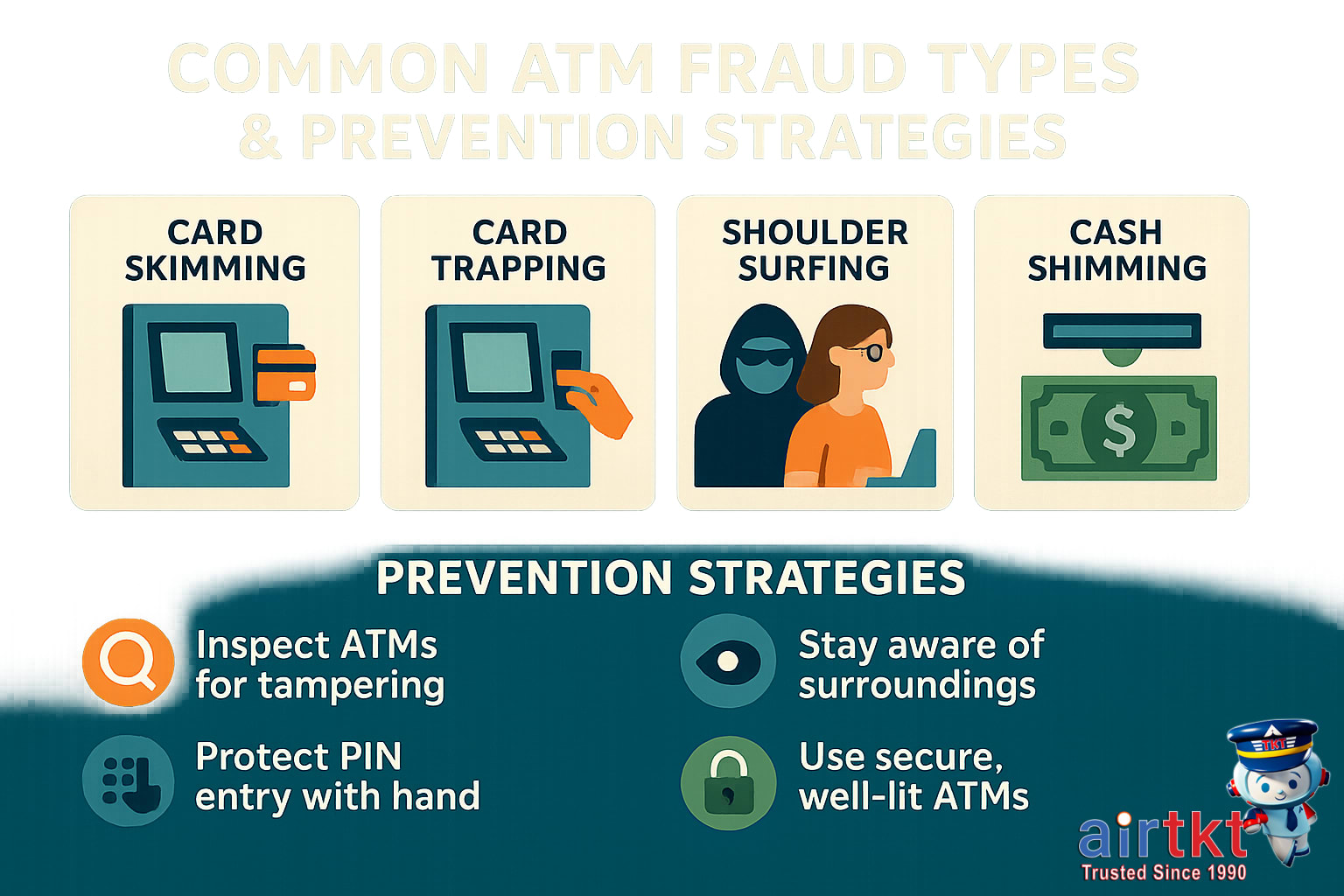 ATM machine with card slot close-up