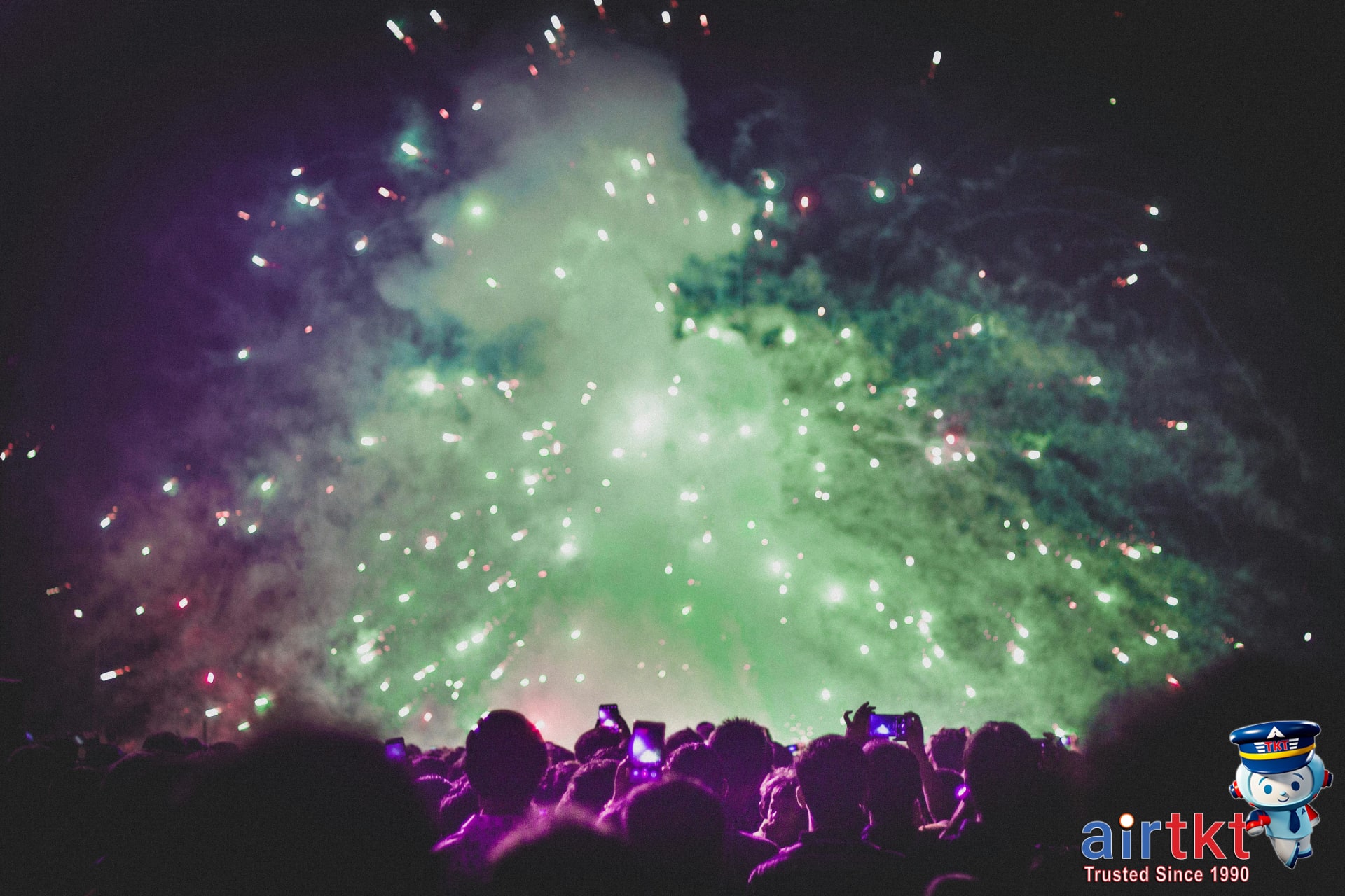 Crowds at Diwali festival
