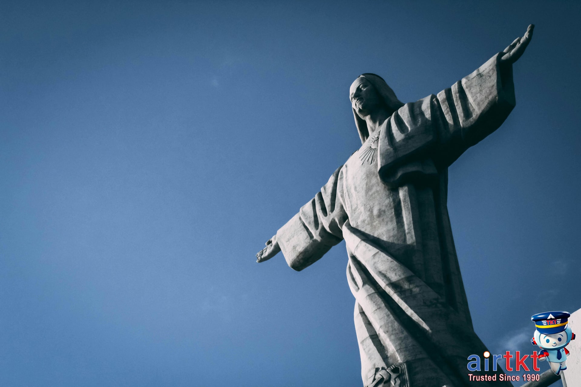 View of Rio de Janeiro with Christ the Redeemer statue