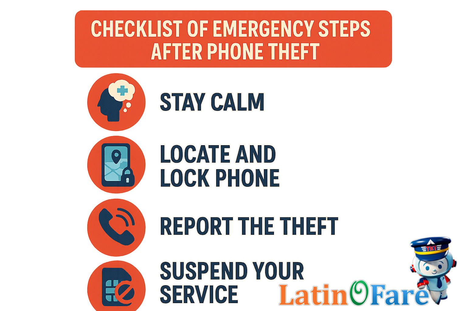 Traveler reporting phone theft