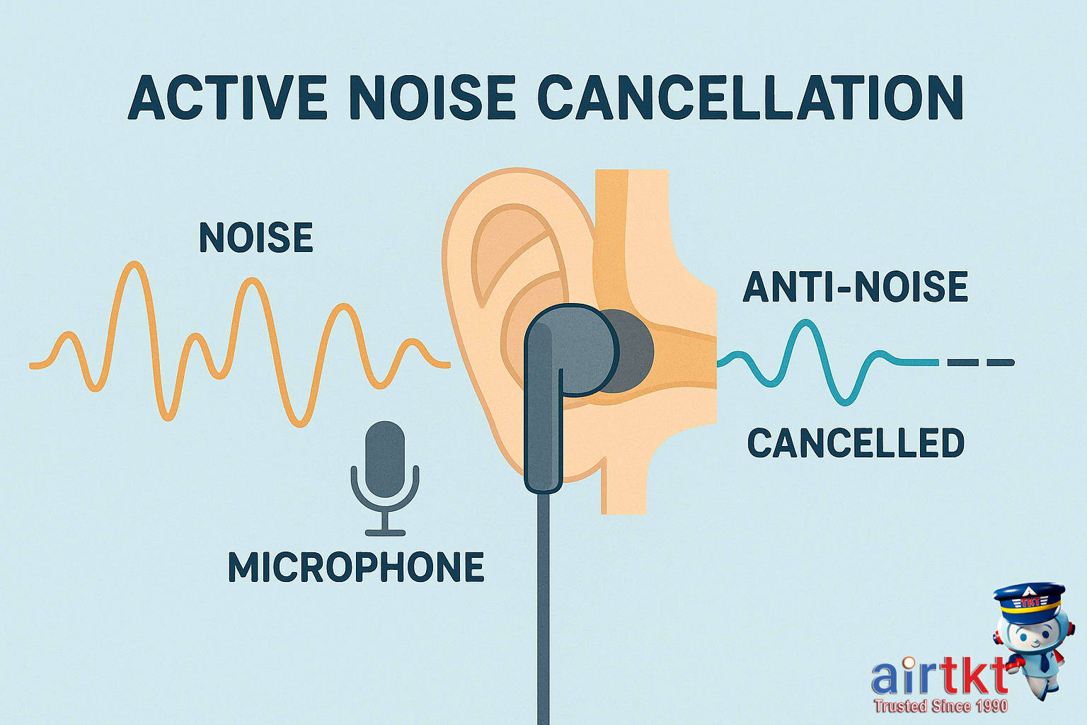 Noise-canceling headphones