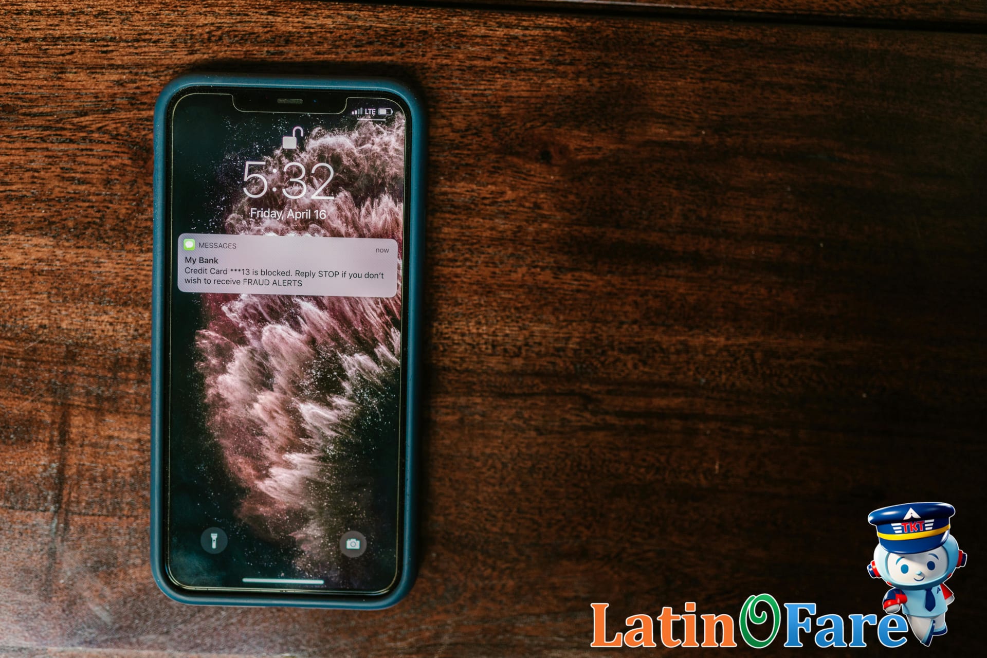 Person using flight app on smartphone