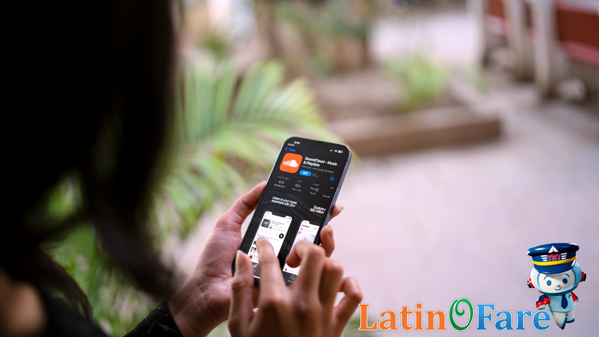 User browsing HotelTonight app to find last-minute hotel deals on smartphone