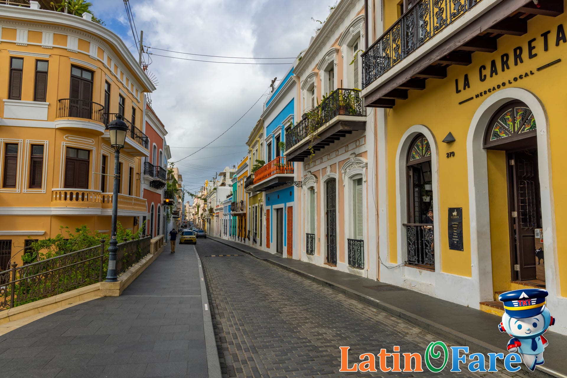 Exploring La Paz on a budget backpacking trip with colorful city buildings along the Gringo Trail