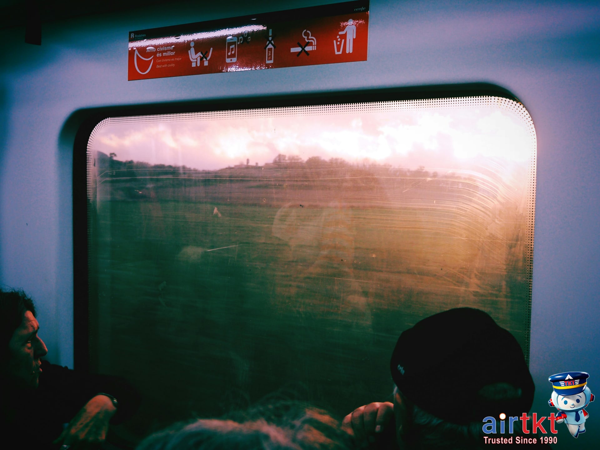 Scenic European train journey view at sunset, showing Eurail benefits in 2026