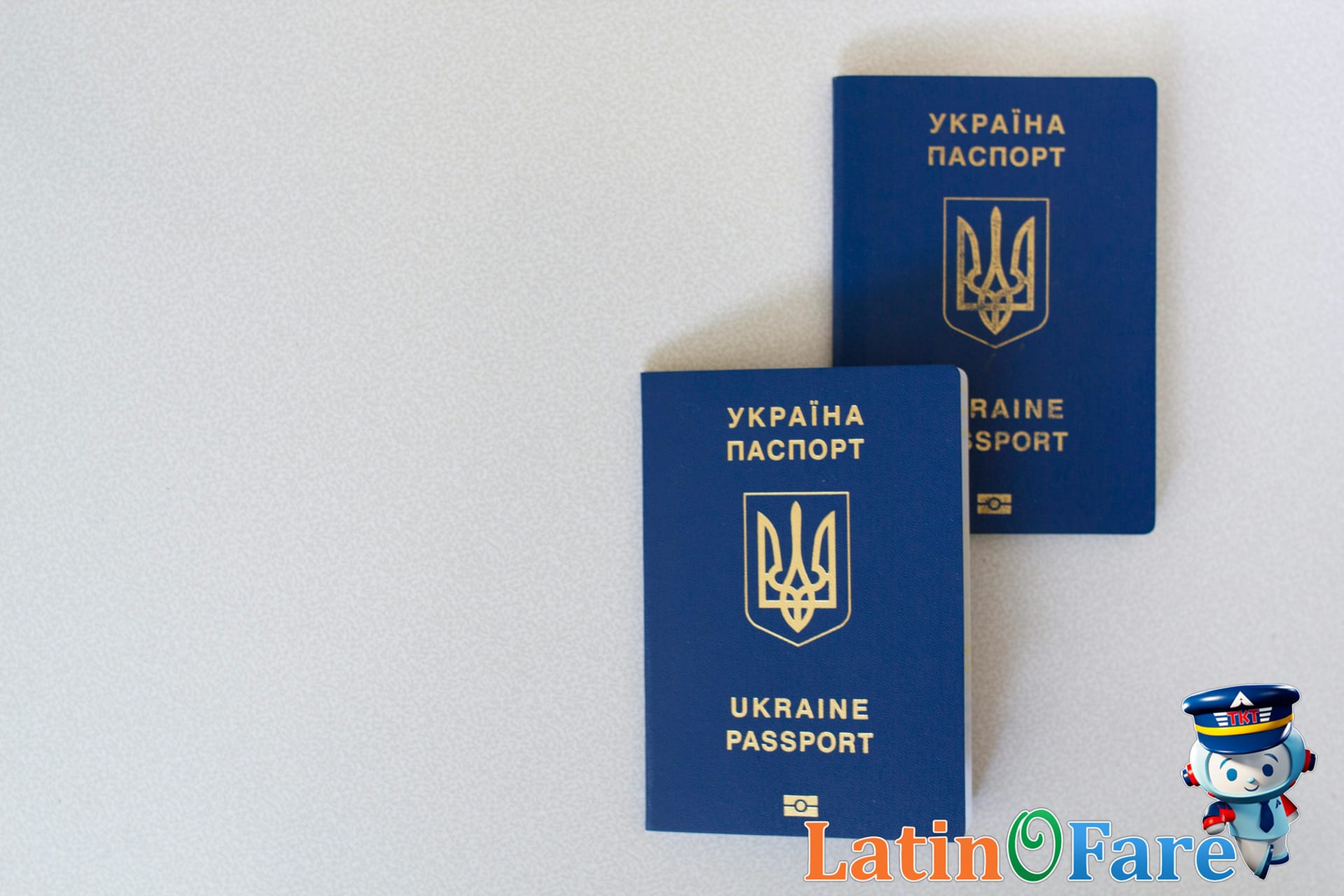 Close-up of an old US passport, renewal form, and mailing envelope ready to be sent.