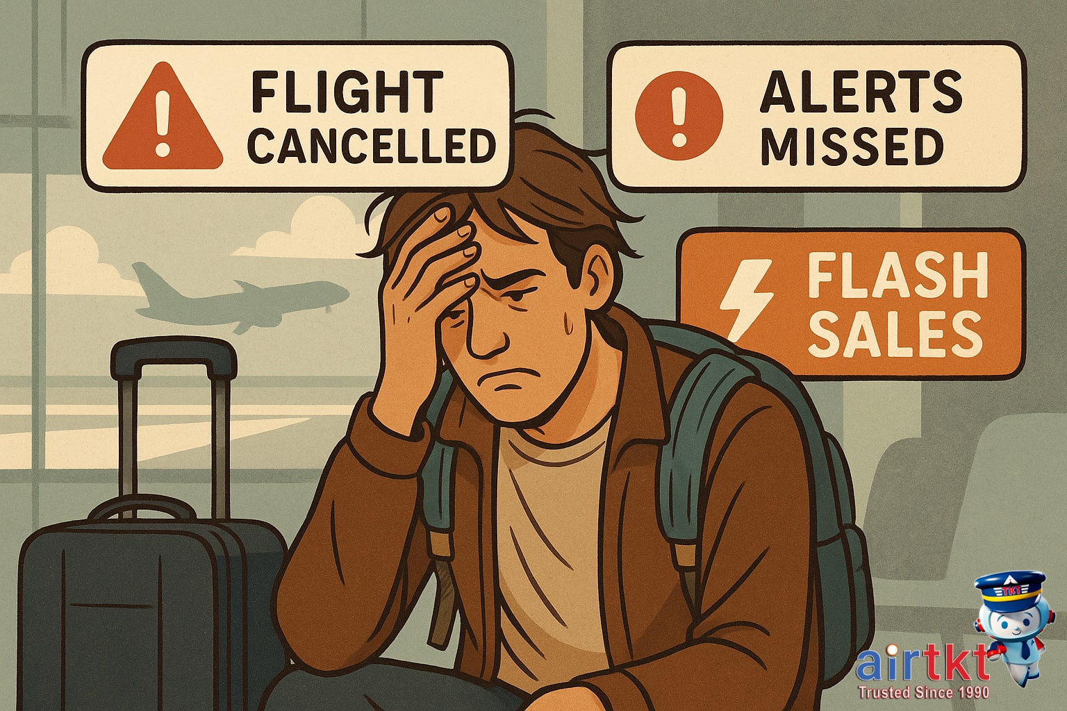 Traveler frustrated by flash sale flight booking error on airline website