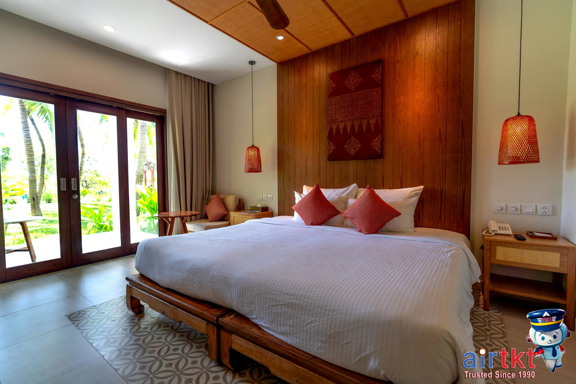 Comparing accommodation quality at all-inclusive resorts hotel room interiors, showing both basic and luxury features