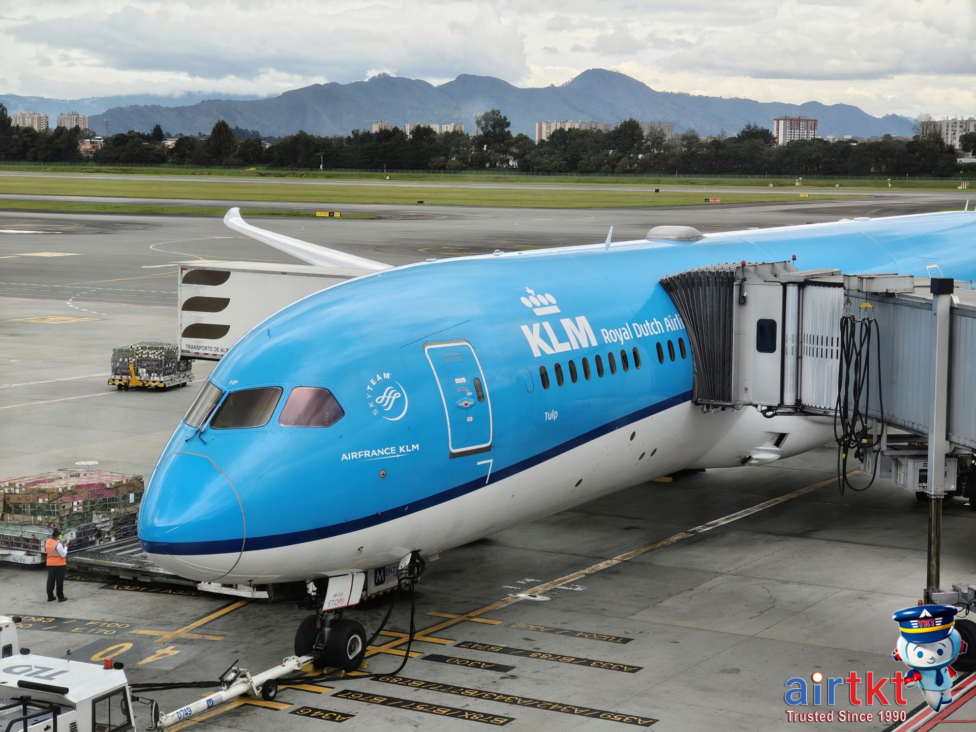 Budget table icons representing travel costs for Latin America trips