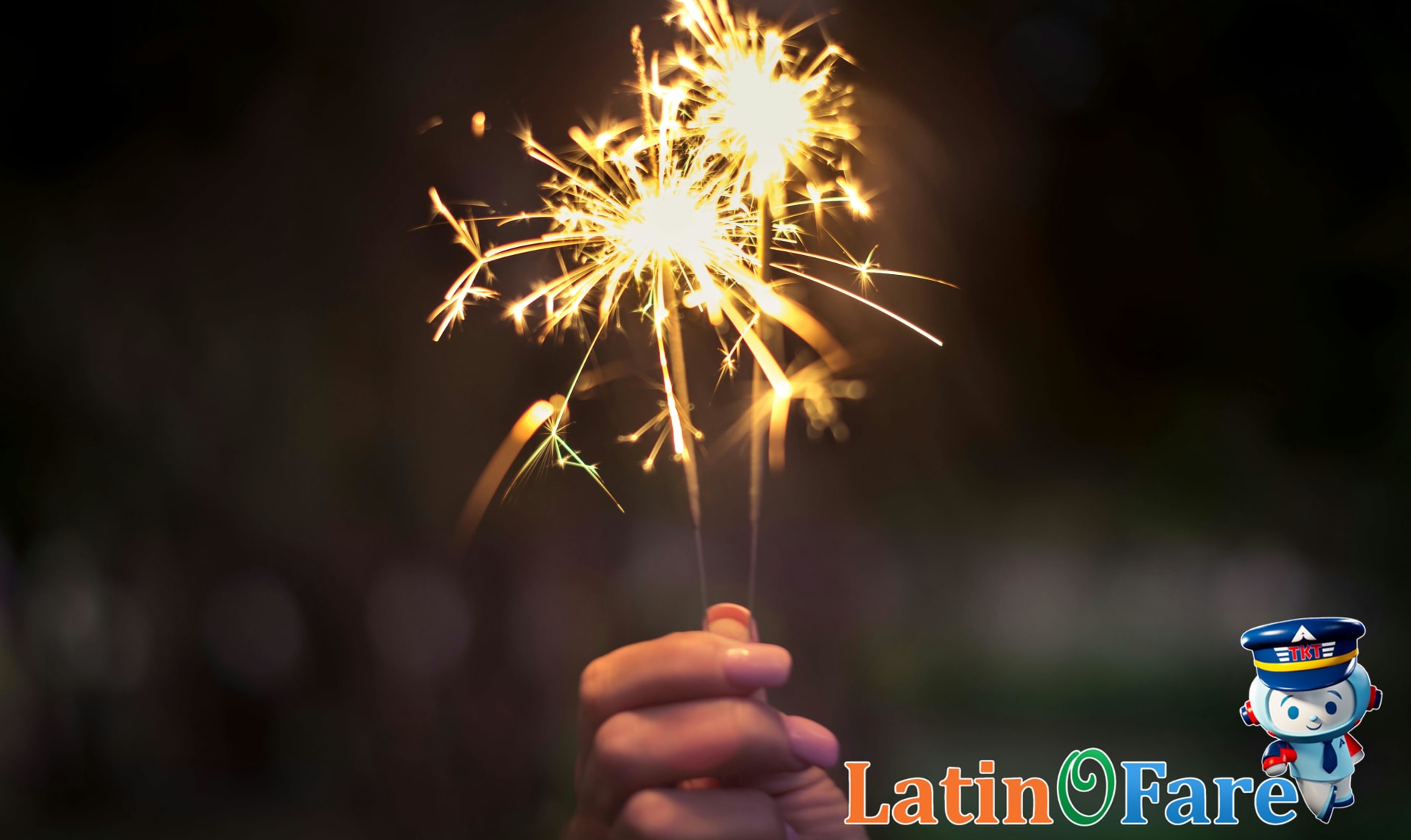 Kids celebrating Fourth of July with sparklers at a family-friendly summer travel block party.