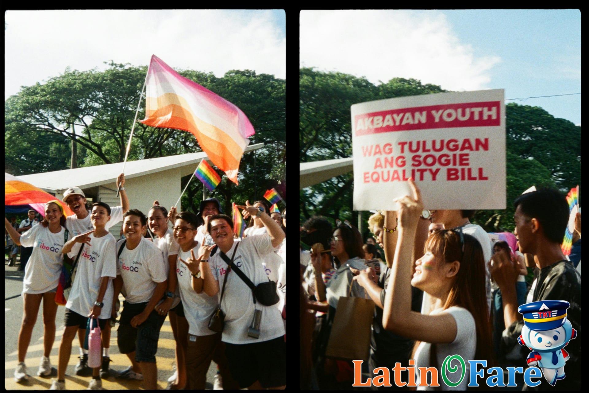 Children joyfully wave Philippine flags at local Araw ng Kalayaan festivities.