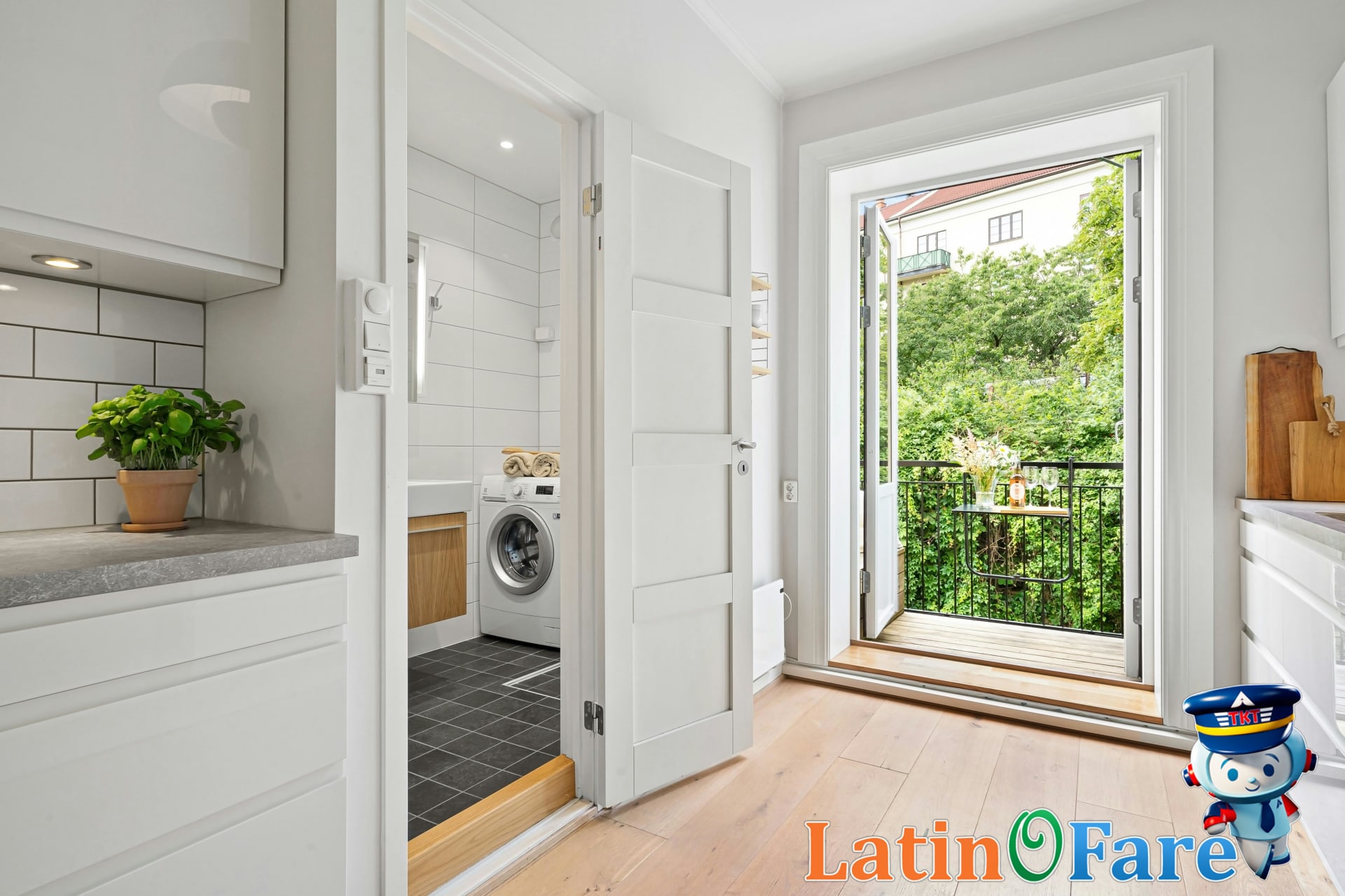 Airbnb apartment amenities with spacious living area and kitchen for hotel vs Airbnb space comparison