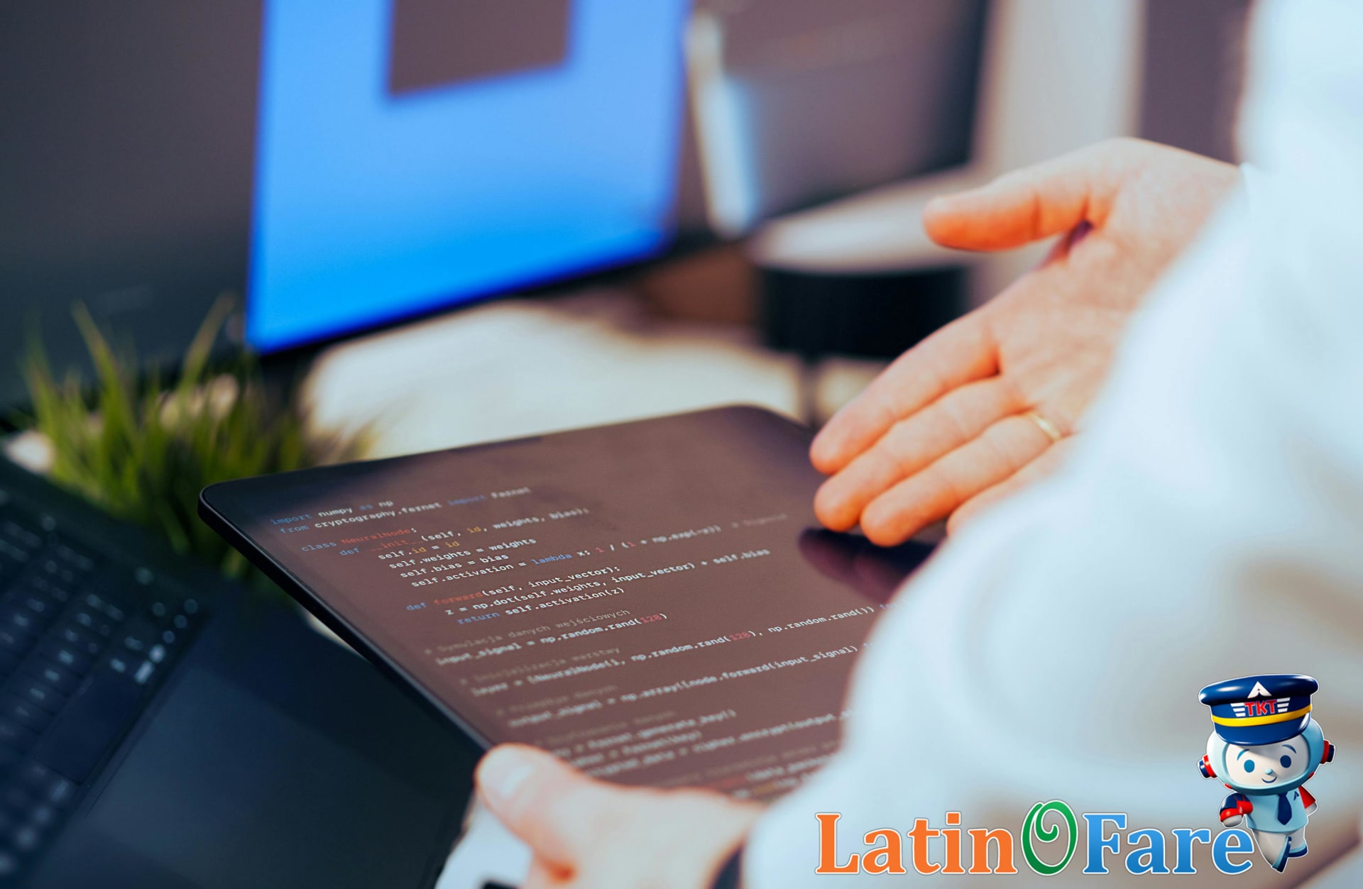 Traveler reading and considering pros and cons of Hertz Gold Plus Rewards loyalty program before booking.