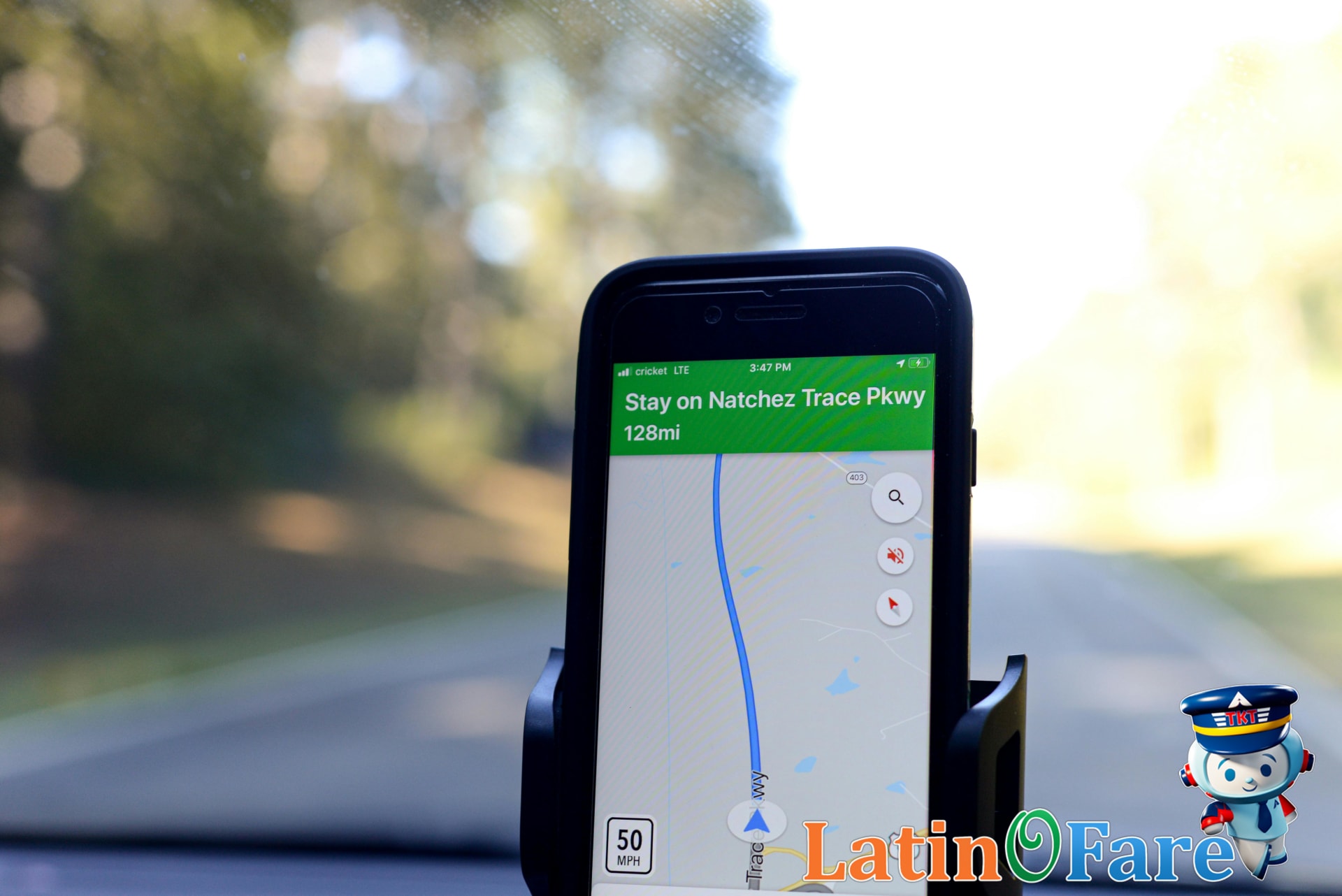Navigating with offline maps using mobile travel apps and guides without needing data access.
