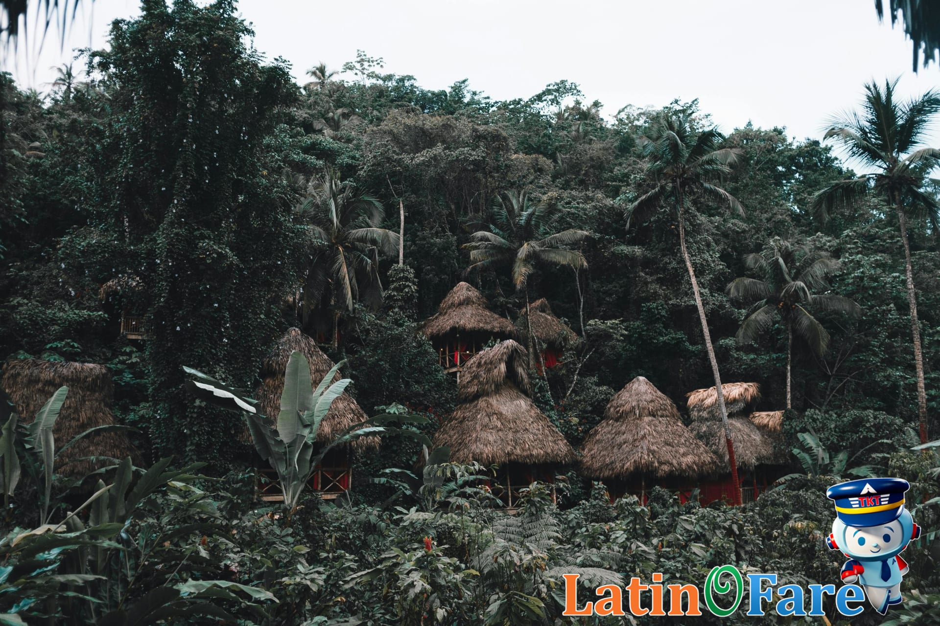 Green ecolodge offering sustainable accommodation for eco-conscious travelers on Earth Day.