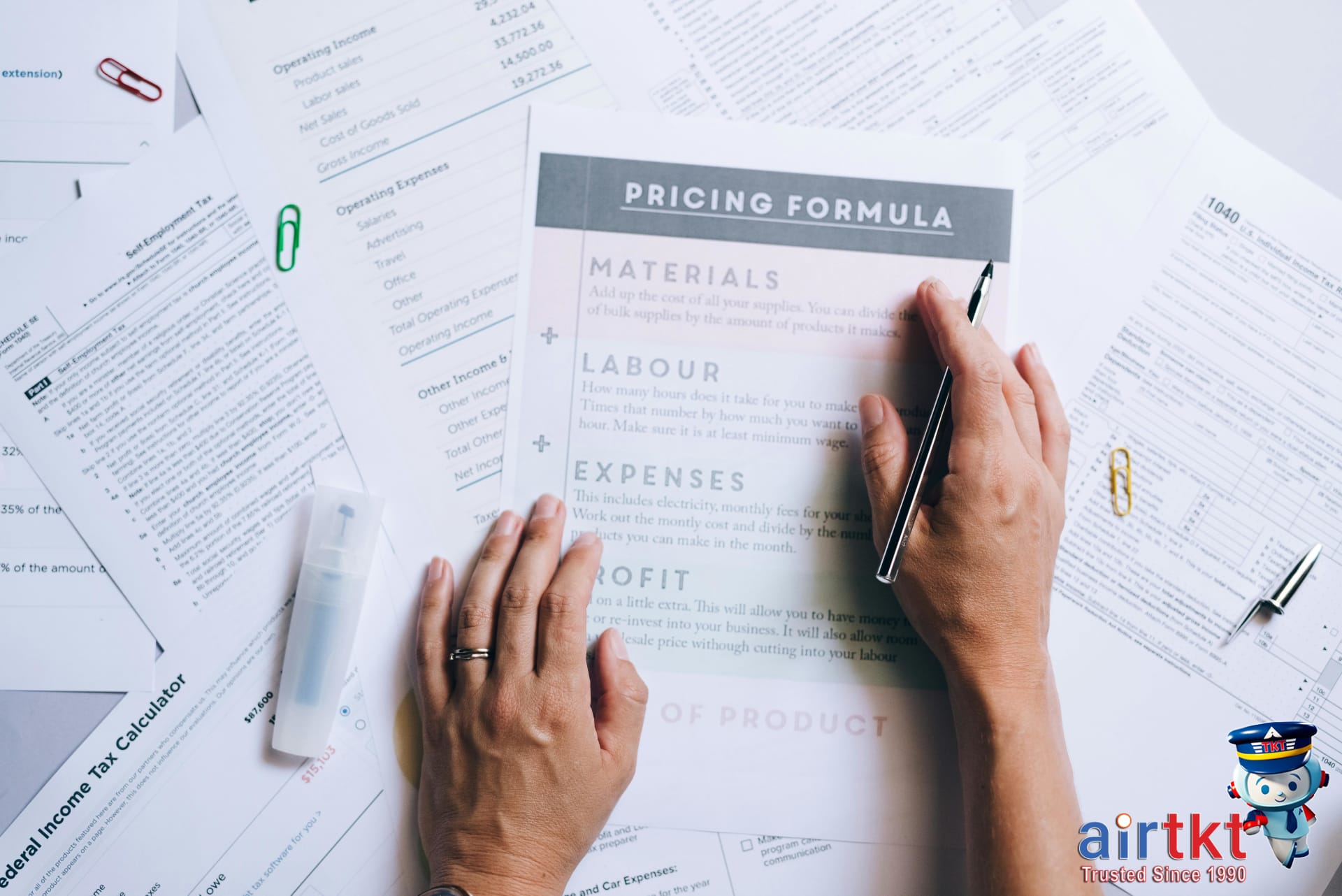 Budget table showing hotel price matching costs for different options