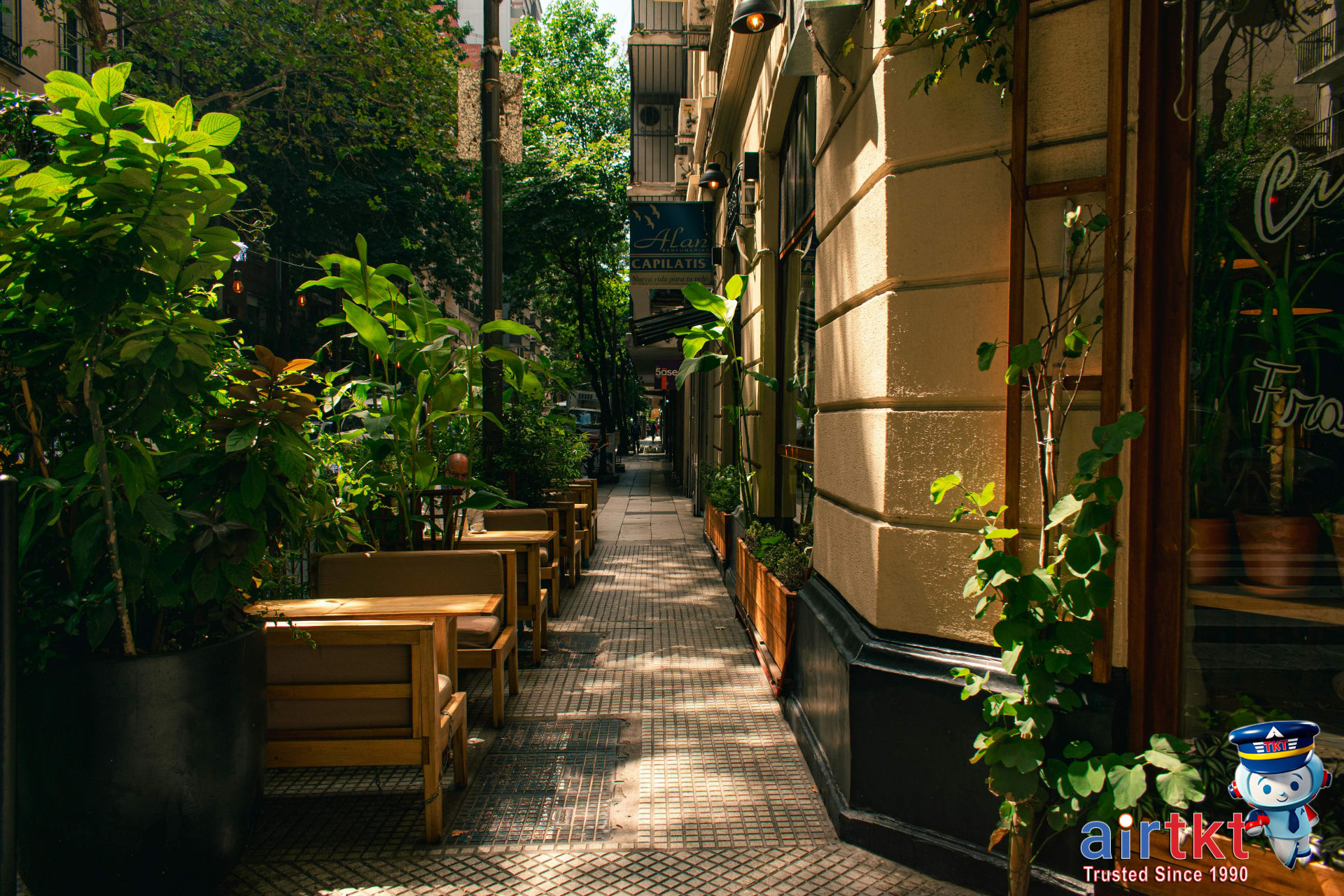 Traditional Buenos Aires cafe serving coffee and pastries in cozy interior