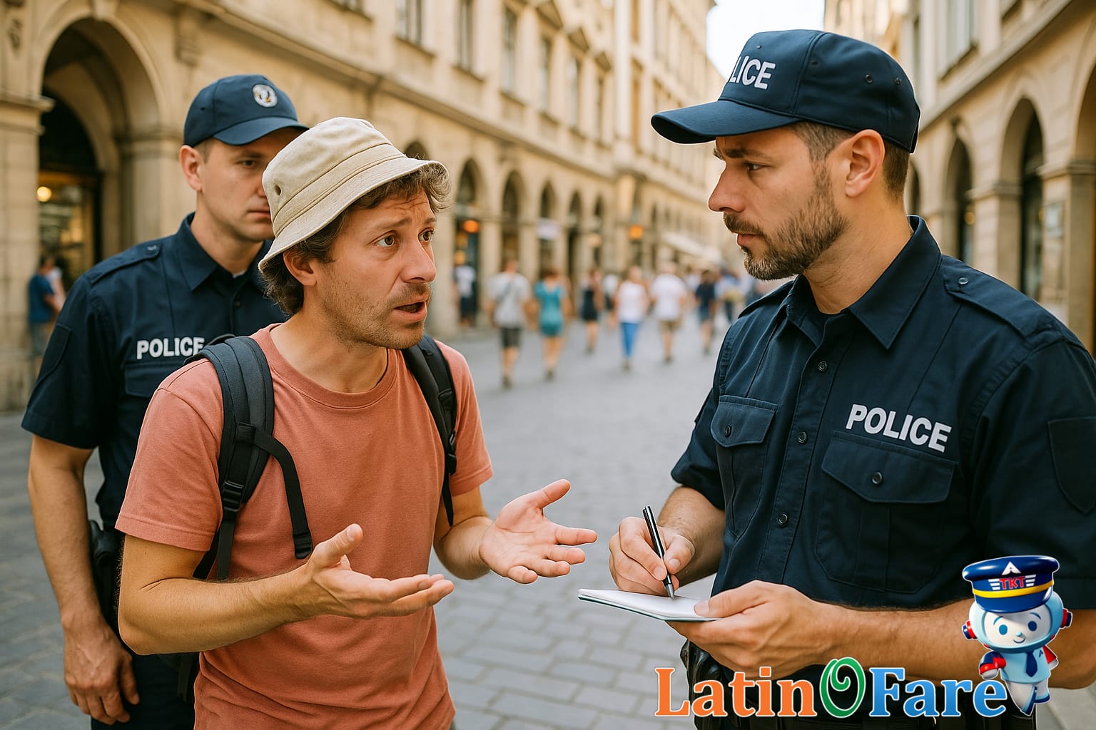 Traveler reporting a theft incident while traveling, emphasizing the true costs of pickpocket safety on trips.