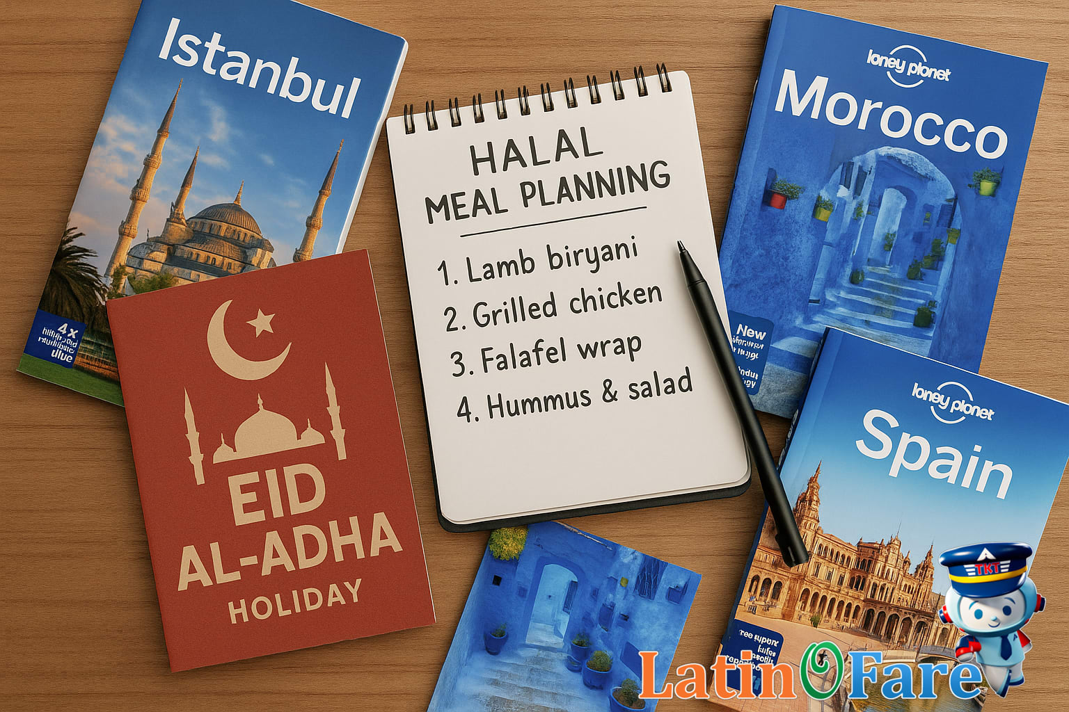Halal food and travel planning for Eid al-Adha holiday with maps and listings for Muslim travelers
