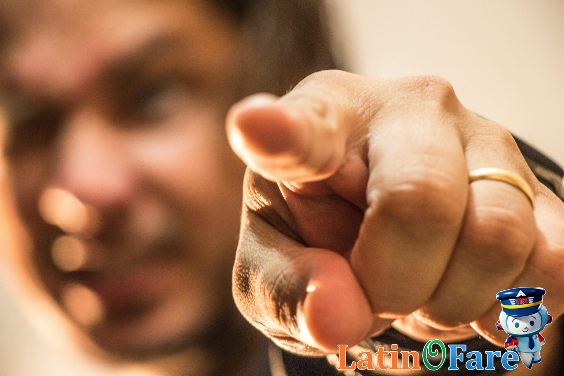 Traveler consciously avoiding rude gestures as part of Brazil etiquette for tourists.