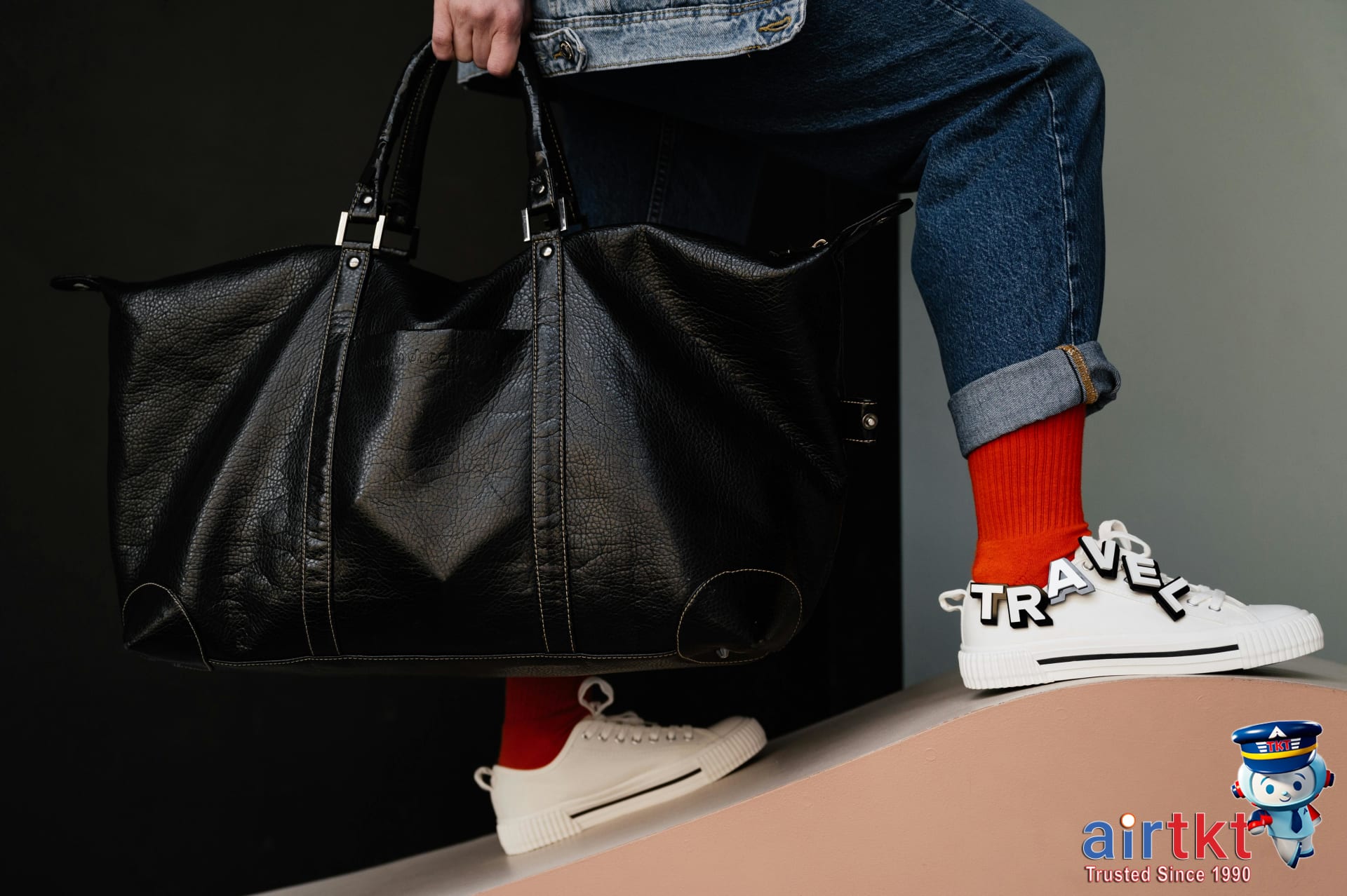 Versatile shoes for carry-on only travel shown on outdoor surface
