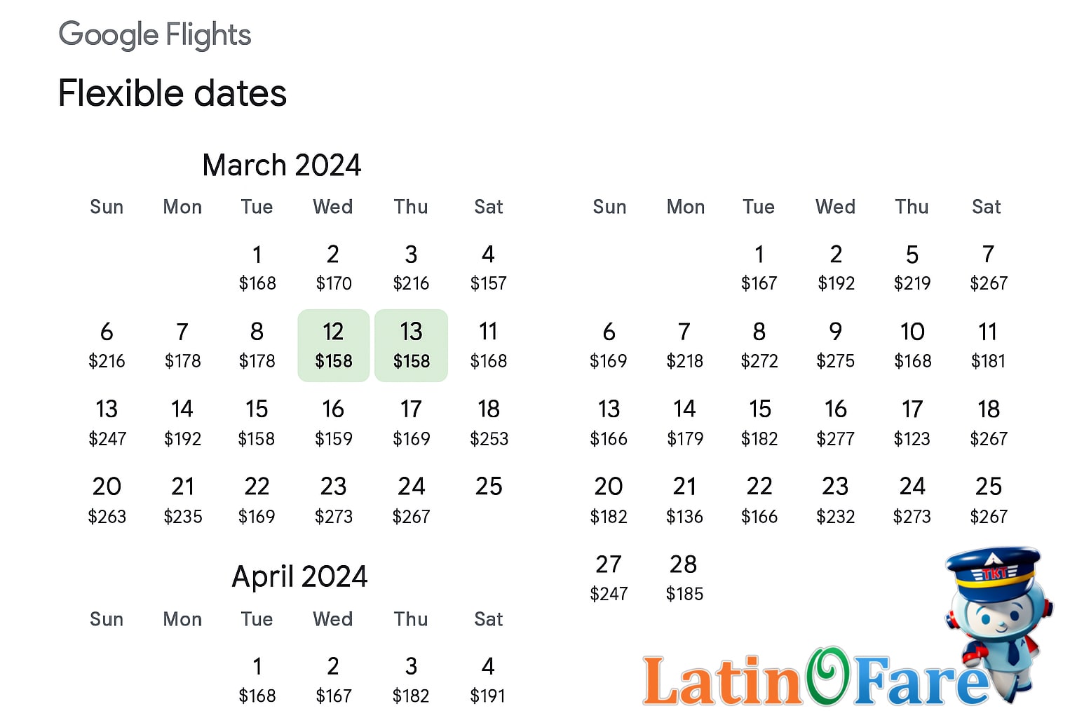 Google Flights homepage showing search options for cheap flights on smartphone