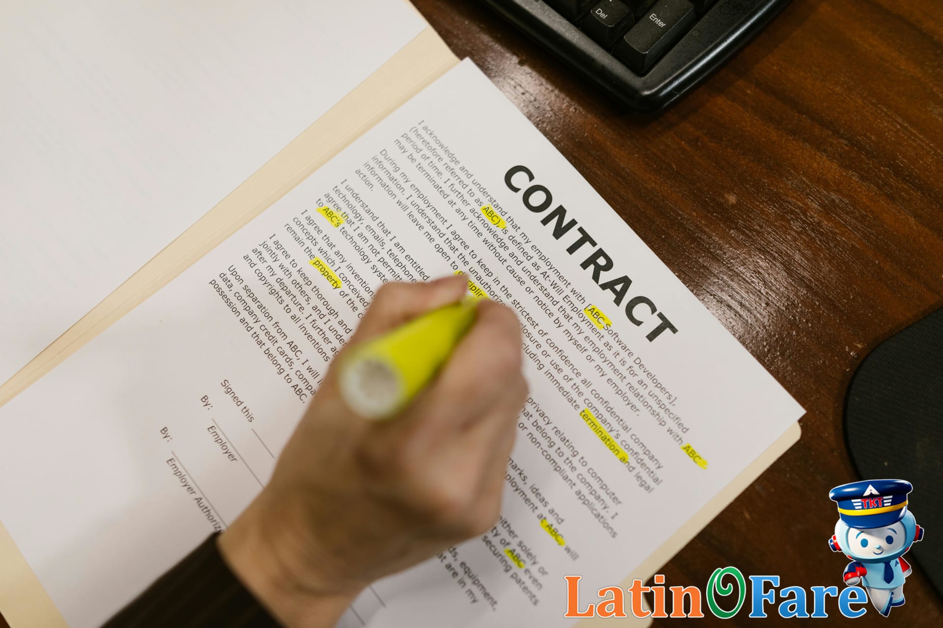 Agreement form highlighting hidden fees on cheapest car rental bookings.