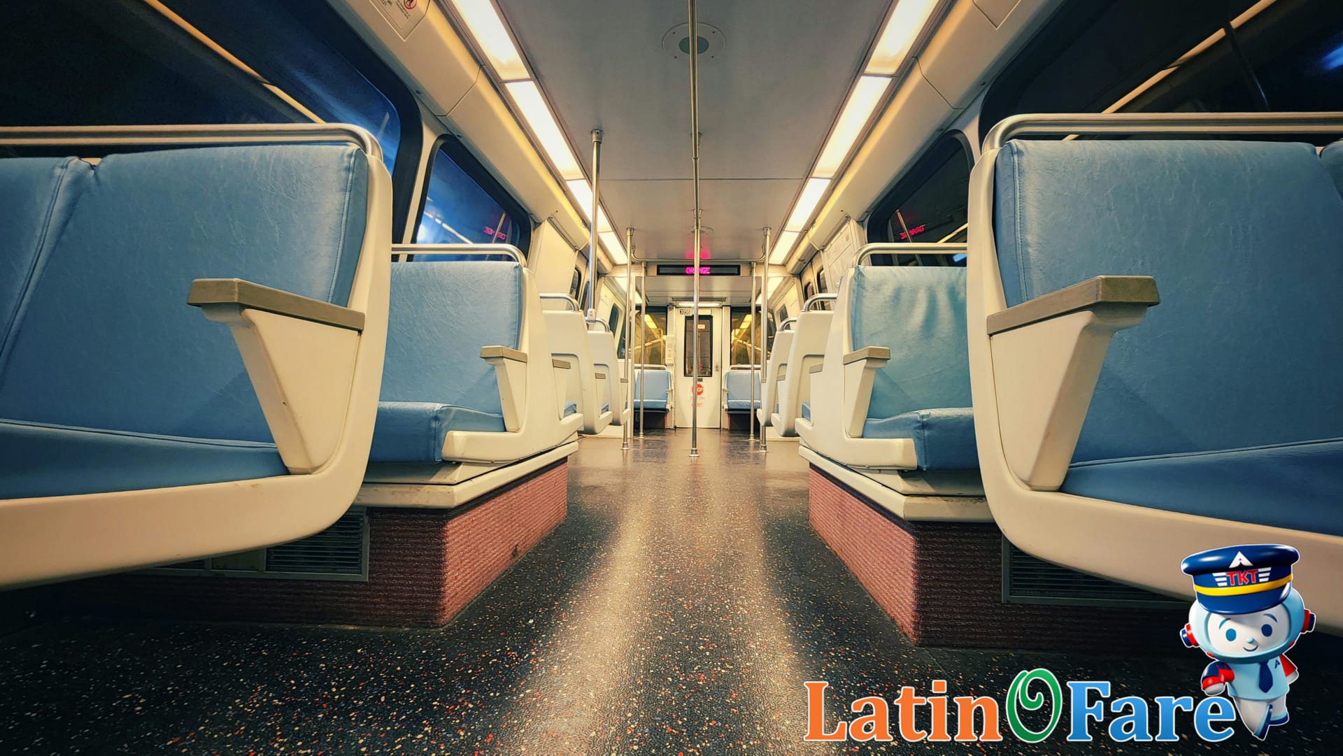 Austin MetroRail train transporting budget travelers through the city to major music and food districts.