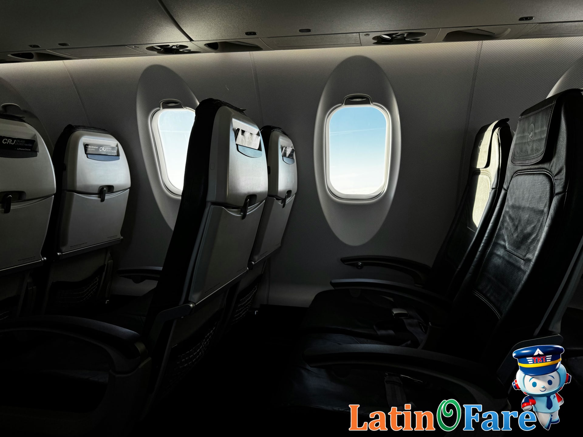 Airfare pricing classes and fare bucket differences visualized by airplane seat cabins.