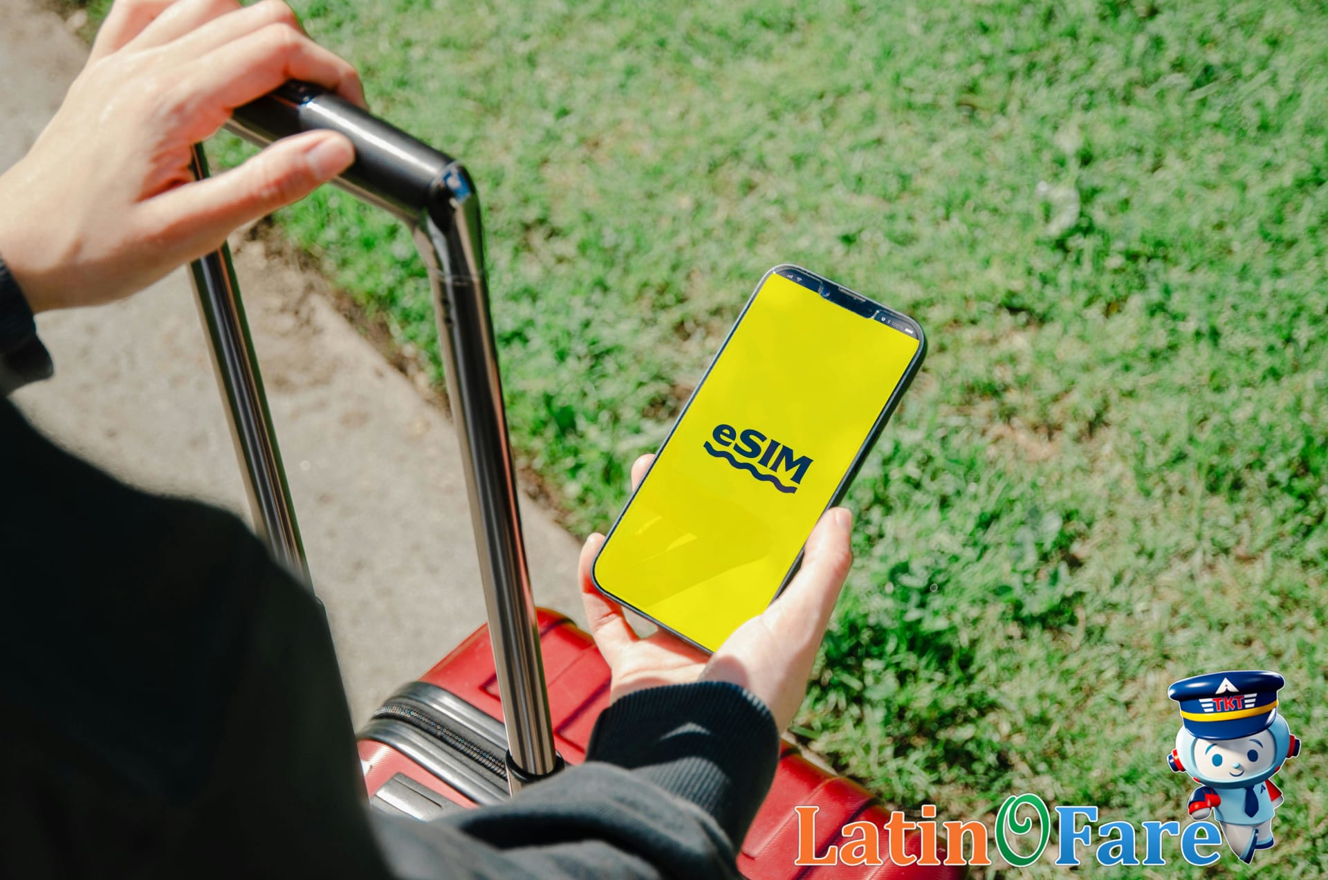 Comparing airport SIM kiosk to eSIM provider app for travelers