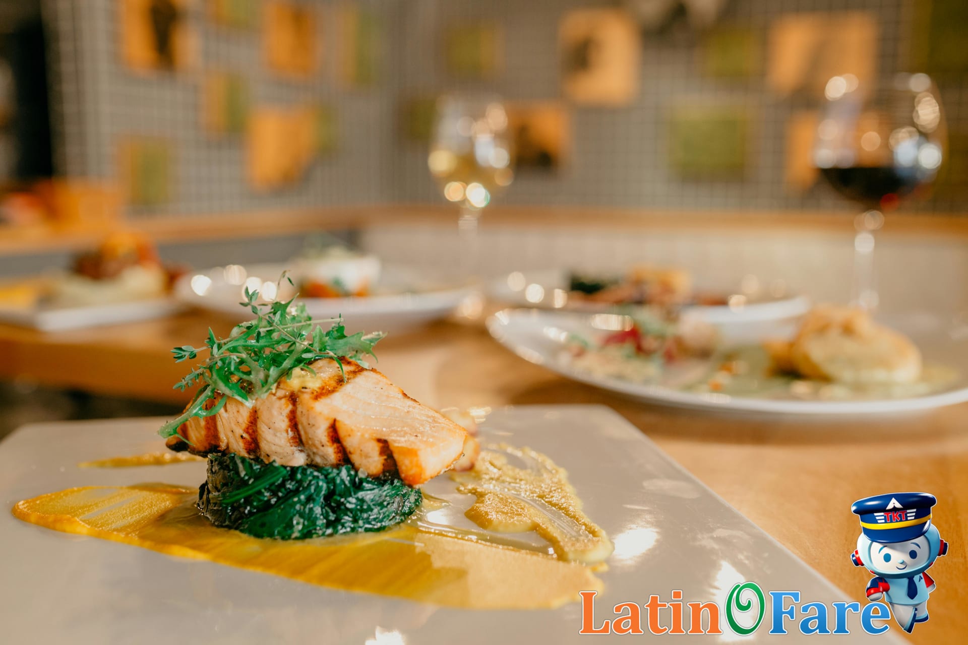 Tasty salmon fillet plate as a popular Seattle budget meal for travelers eating on a budget