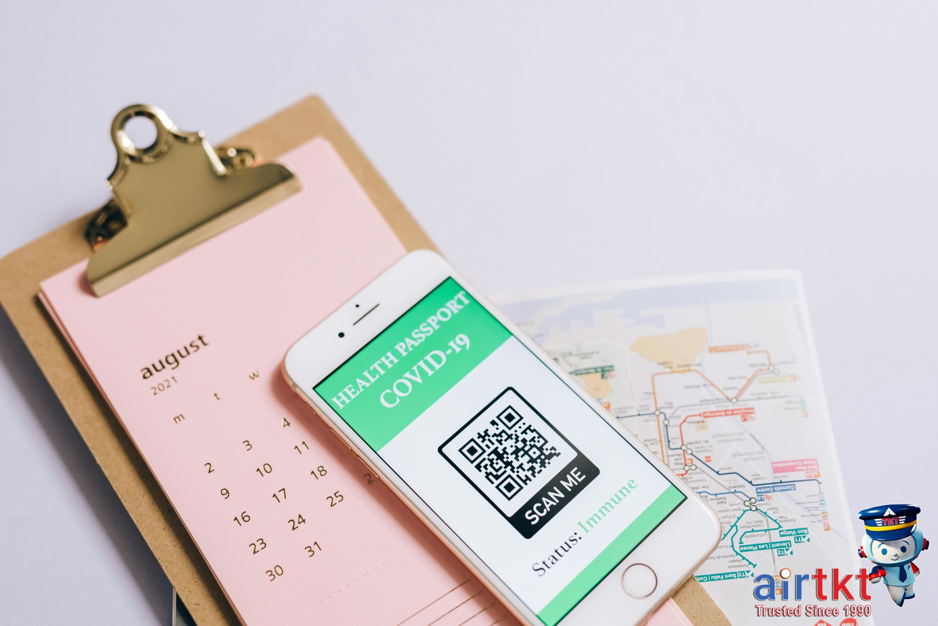 Digital packing checklist travel app on smartphone screen for travelers planning a trip
